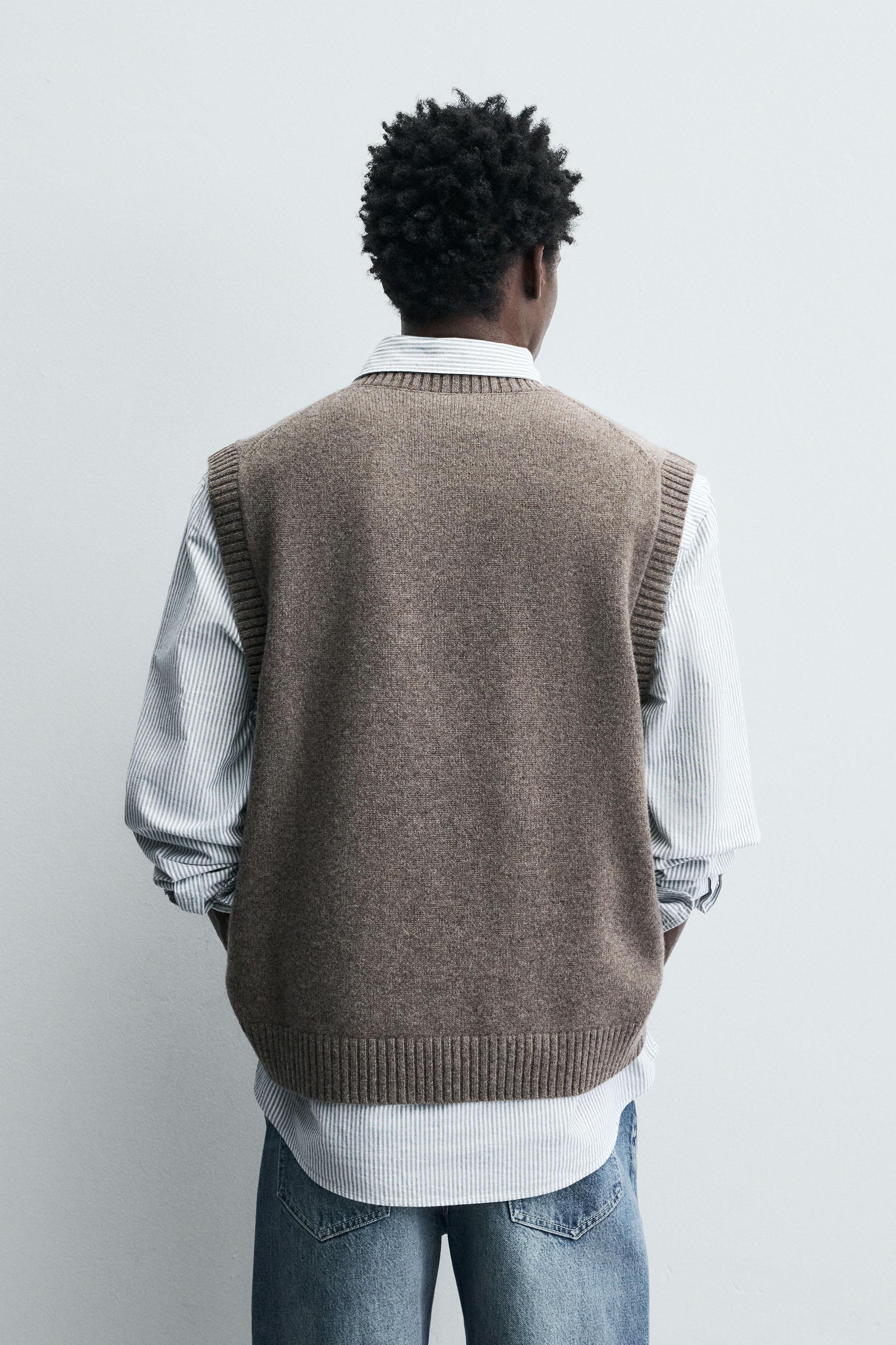 GILET EN MAILLE LAINE